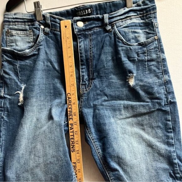 Suko Jeans Bermuda denim shorts Sz 34 - Picture 7 of 9